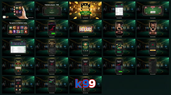 Main screen of K99 bet page for PK players
