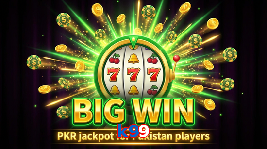 Big win animation on K99 slot game